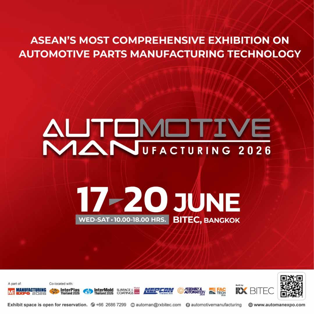 All roads will lead to future mobility at Automotive Manufacturing, the center of total automotive-part manufacturing solutions, where over 250 brands of sheet metal fabrication, welding, measurement & testing, and subcontracting will connect with tens of thousands of ICE and EV parts manufacturers from across ASEAN to discuss partnerships and business opportunities.