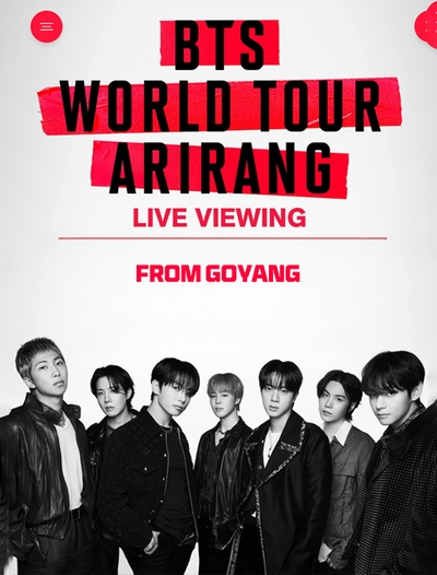 โกลบอลซูเปอร์สตาร์ BTS ประกาศรายละเอียดการแสดงที่เอเชียและออสเตรเลียสำหรับคอนเสิร์ตใหญ่ครั้งล่าสุด BTS WORLD TOUR ‘ARIRANG’ เริ่มคิกออฟ 19 พฤศจิกายนนี้ ที่เกาสง ก่อนเดินหน้าออนทัวร์อีก 4 เมืองใหญ่ในเอเชีย และออสเตรเลียในช่วงกุมภาพันธ์ 2570 ARMY เตรียมตัวเจอกัน ธันวาคมนี้ที่ราชมังคลากีฬาสถาน จัดโดย Live Nation Tero