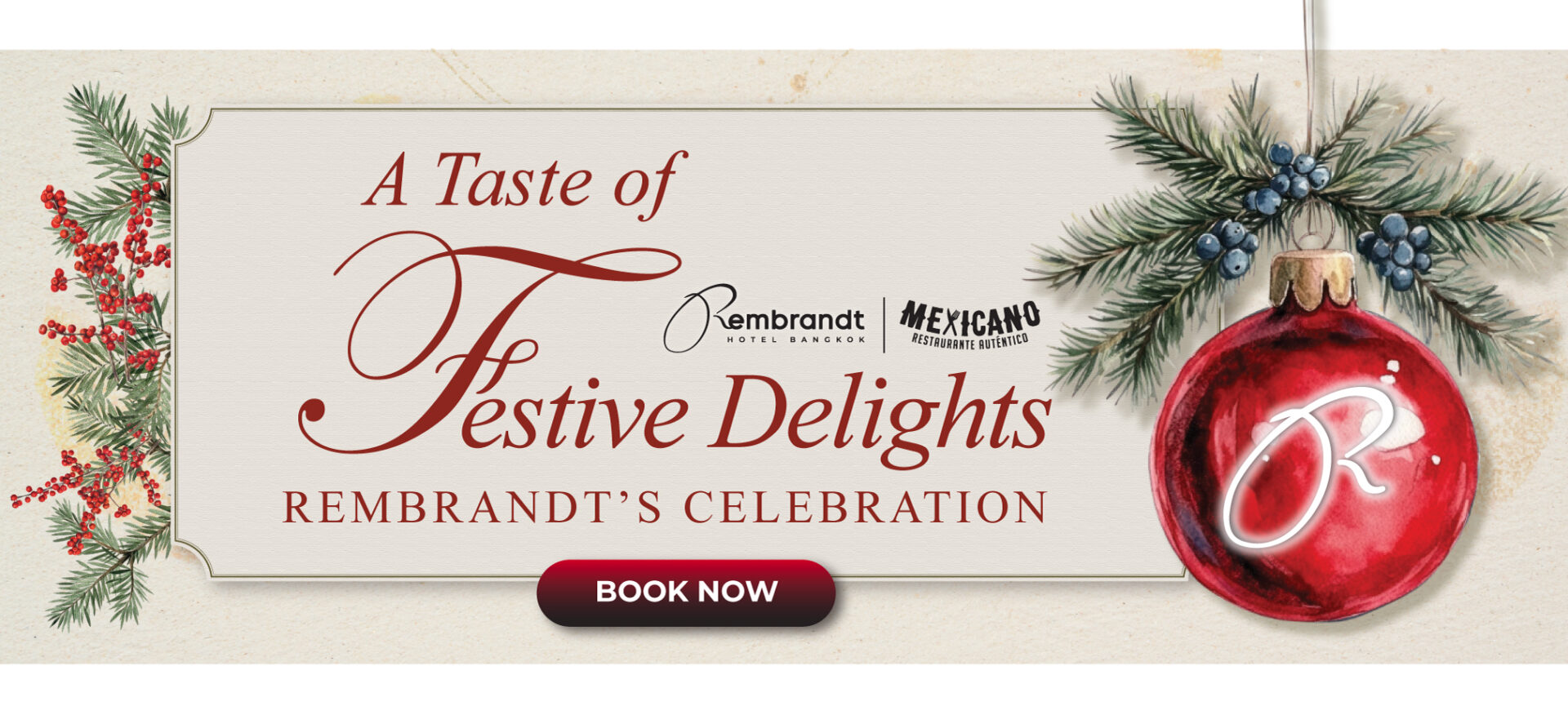 Festive 2025_Rembrandt Hotel Bangkok_Hotel Asok_MRT Sukhumvit_BTS Asok_Festive Hotel in Bangkok