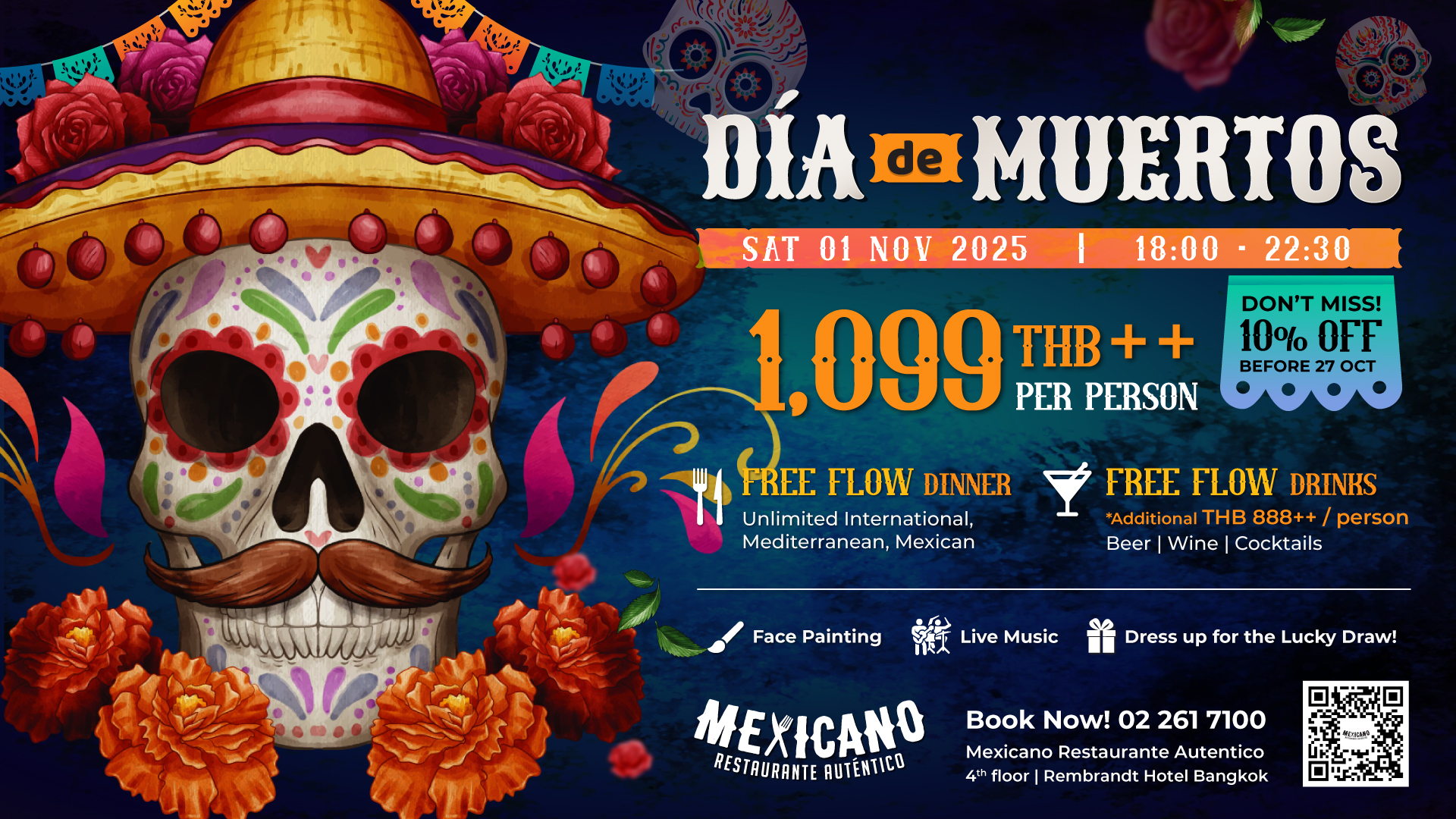 The Best Halloween Dinner and Mexican Fiesta in Bangkok 2025