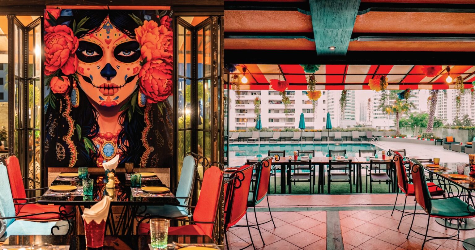 Mexicano Restaurante Auténtico with vibrant Mexican-style decor Rembrandt Hotel Bangkok Sukhumvit Asok