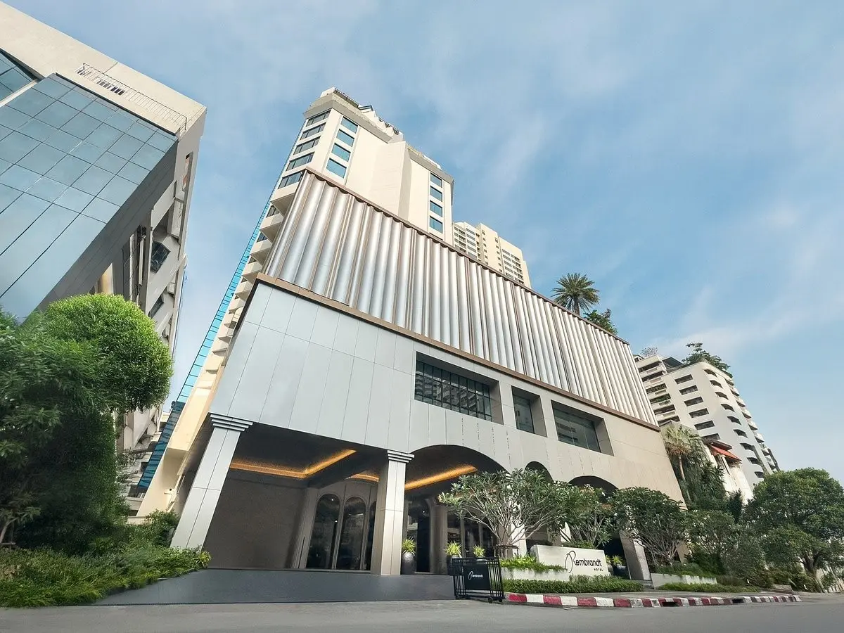 In front of hotel