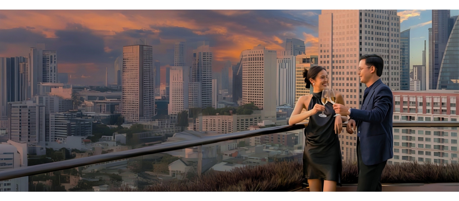 Romantic Valentine Bangkok 2026 - Exclusive Rooftop Valentine Dinner for Couples