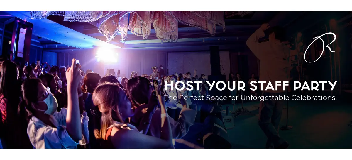 Staff party at Rembrandt Hotel Bangkok near Sukhumvit, BTS, MRT
