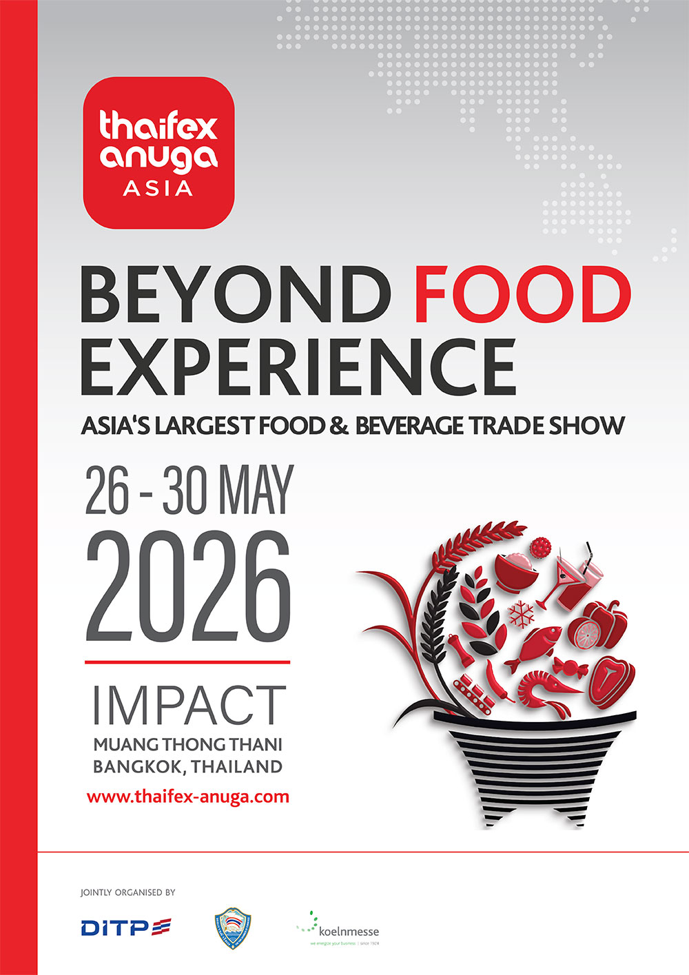 Bringing 9 trade shows under one roof, THAIFEX – Anuga Asia gives you five days to source smarter, meet the right suppliers, and build partnerships — all at one show.