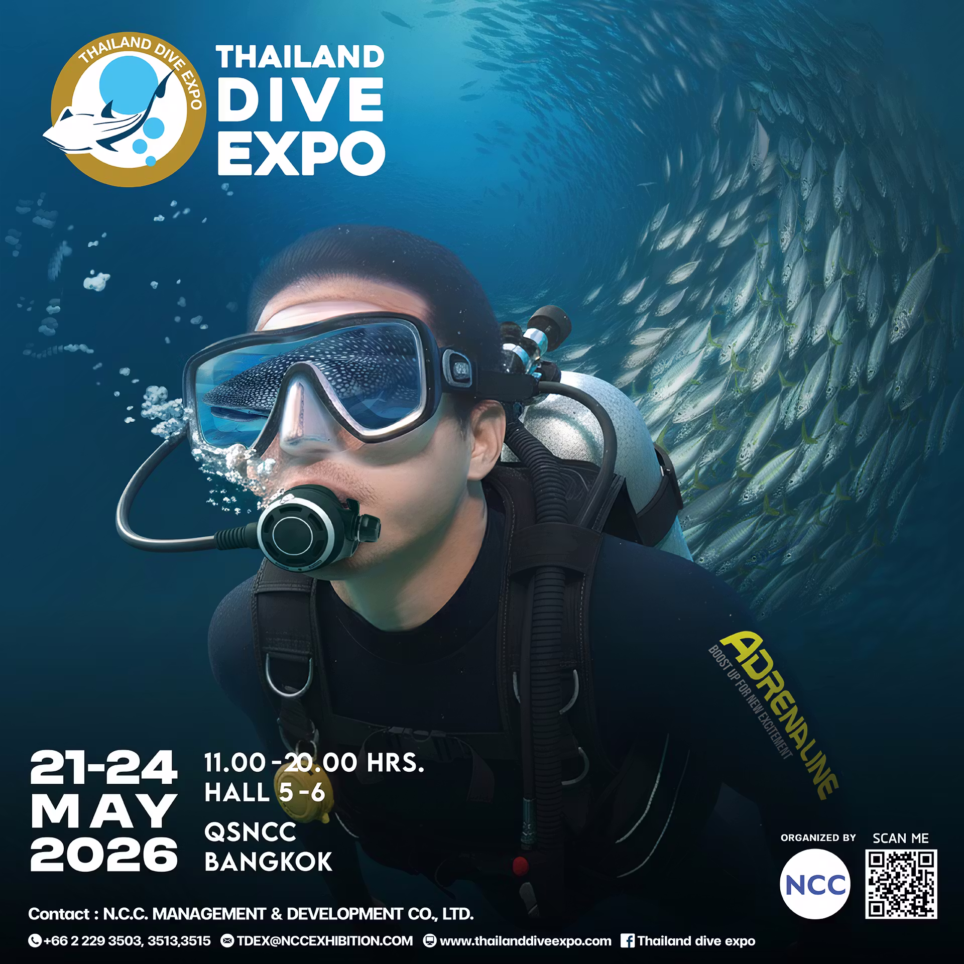 Serves as the hub of full-fledged diving tourism in Thailand. It first established in 2004 with tremendous success, and this year is the 22nd event due to a growing scenario of diving activity of the country and the potential of the diving attractions to scuba divers from all over the world.