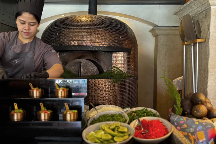 International and Mexican buffet at Easter brunch in Sukhumvit